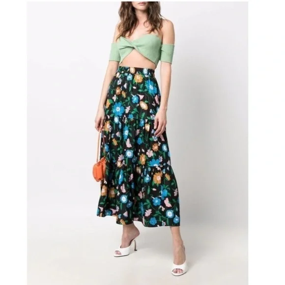 New KATE SPADE Floral Garden Cloqué Skirt 🌸 Sz Small NWT